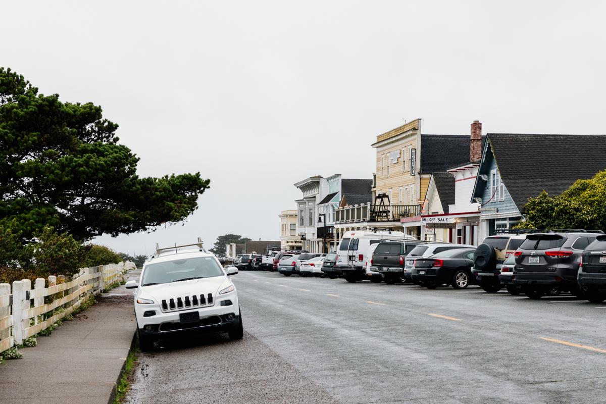 The quaint town of Mendocino was the fictional Cabot Cove in the TV series “Murder, She Wrote.” (Dennis Lennox)