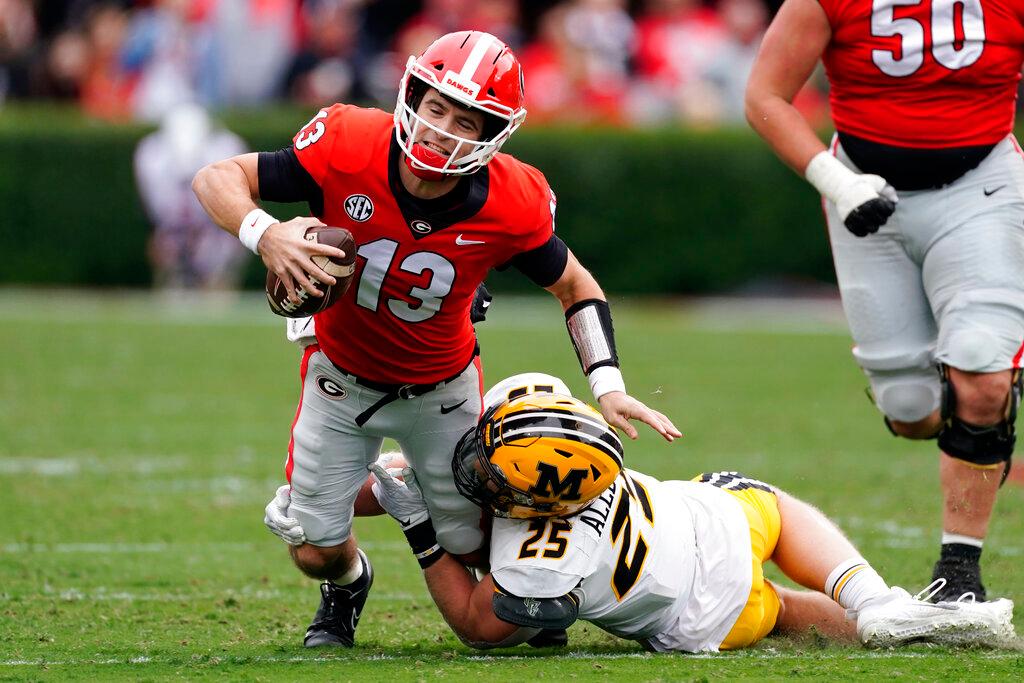 QB Daniels Returns as No. 1 Georgia Dominates Missouri, 43–6