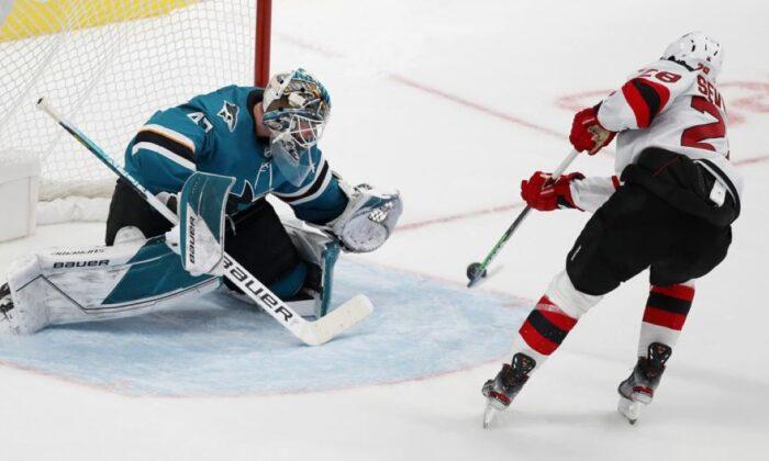 Devils Top Sharks 3–2 in Shootout to Snap 3-Game Skid