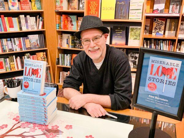 Alex Bernstein at a book signing for one of his previous books, "Miserable Love Stories." (Carolyn Smaka)