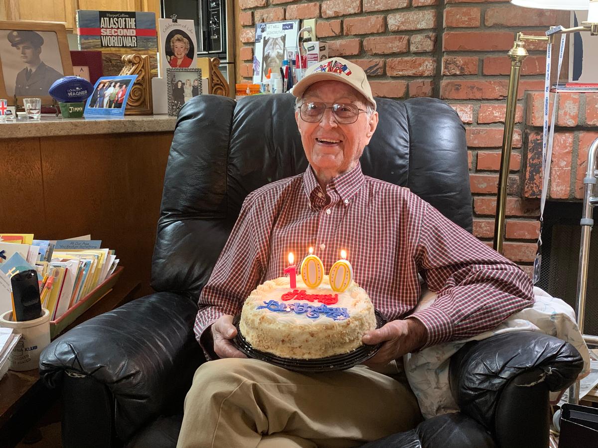 World War II Veteran Recalls Battle of Normandy on His 100th Birthday