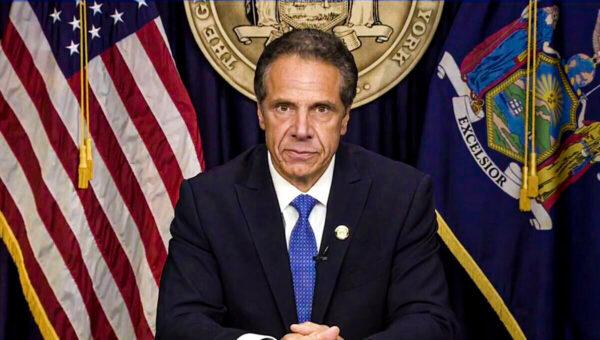 Former New York Gov. Andrew Cuomo on Aug. 10, 2021. (Office of then-governor Andrew M. Cuomo/Handout via Reuters)
