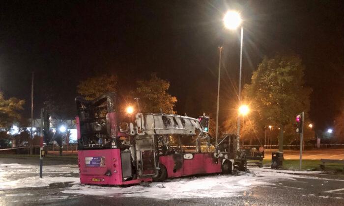 Bus Hijacked and Set on Fire as Tensions Rise in Northern Ireland