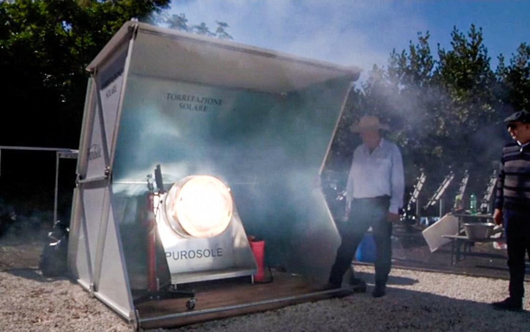 New Coffee Beans Roasted via Solar