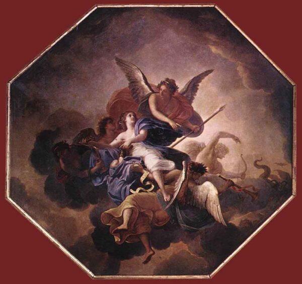 “The Triumph of Faith,” 1658–1660, by Charles Le Brun. Art Renewal Center. (PD-US)