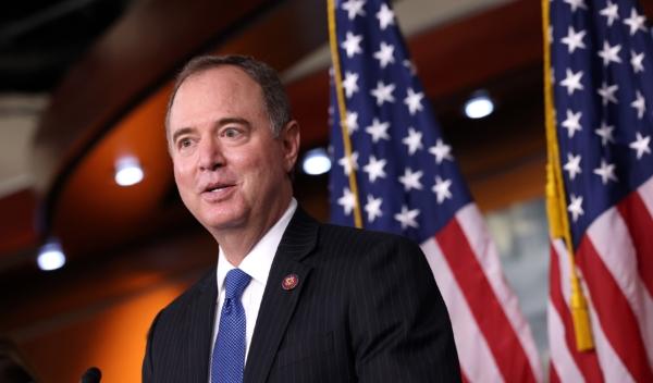Rep. Adam Schiff (D-Calif.) in Washington on Sept. 21, 2021. (Kevin Dietsch/Getty Images)