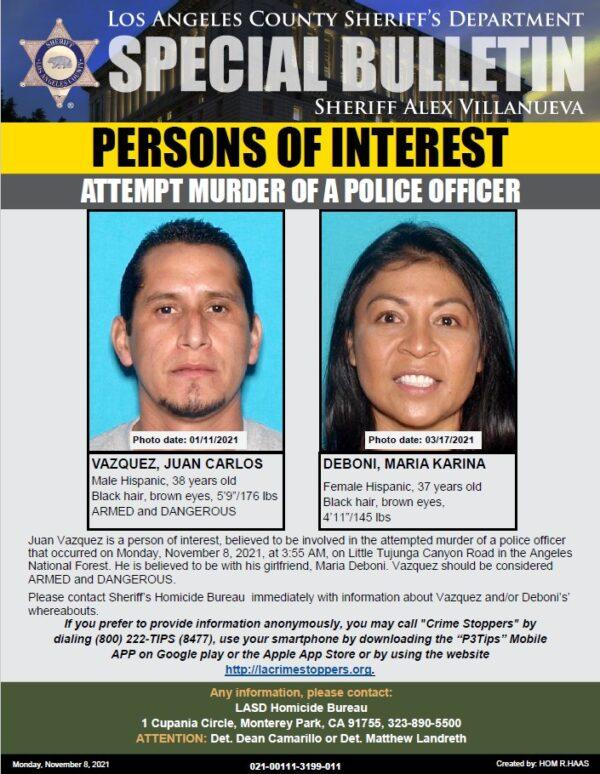 (Courtesy of the Los Angeles County Sheriff's Department)