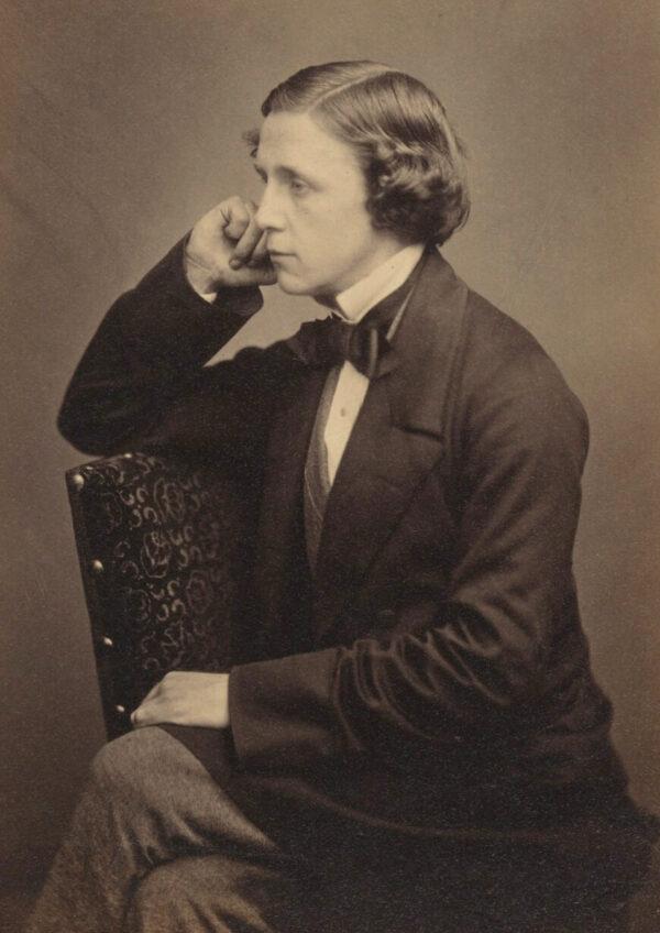 Photographic portrait of author Lewis Carroll. (PD-US)