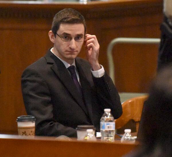 Joseph Elledge sits prior to the reading of the verdict in his trial in Columbia, Miss., on Nov. 11, 2021. (Alessia Tagliabue/Pool/Missourian via AP)