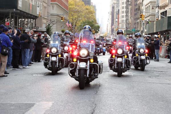 The 2021 New York City Veterans Day Parade on Nov. 11, 2021. (Theo Wargo/Getty Images)