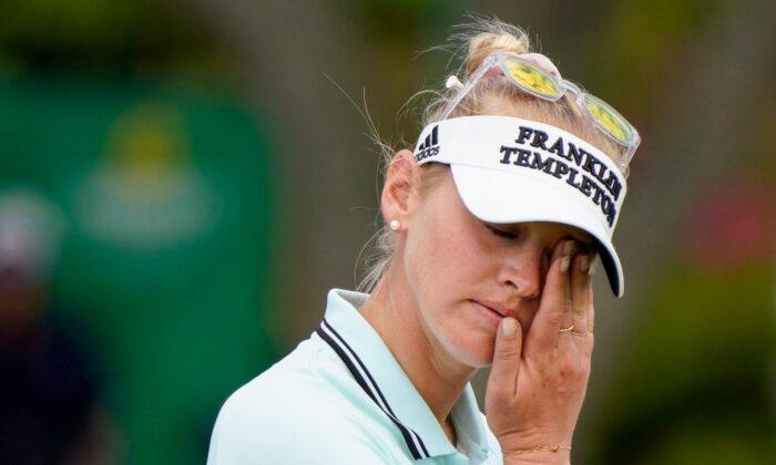 Nelly Korda, Lexi Thompson Tied for Lead in Low-Scoring LPGA