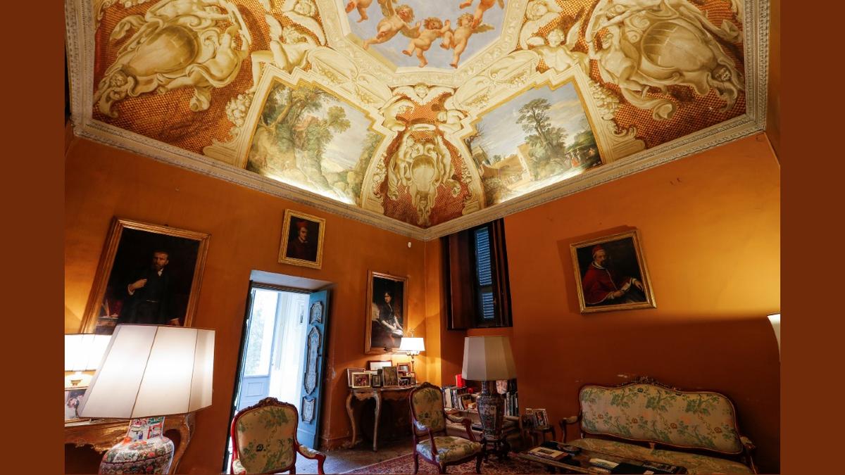 Historic Rome Villa With World’s Only Caravaggio Mural Is up for Auction