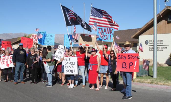 Californians Rally to Support Border Patrol, Oppose Vaccine Mandates and Illegal Immigration