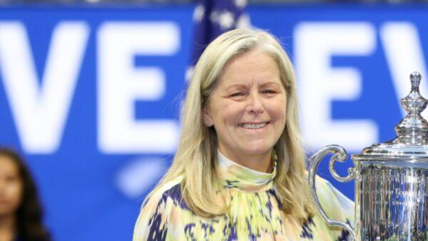 Stacey Allaster, USTA Executive Chief, on Day Fourteen of the 2021 U.S. Open at the USTA Billie Jean King National Tennis Center in Queens, New York, on Sept. 12, 2021. (Matthew Stockman/Getty Images)