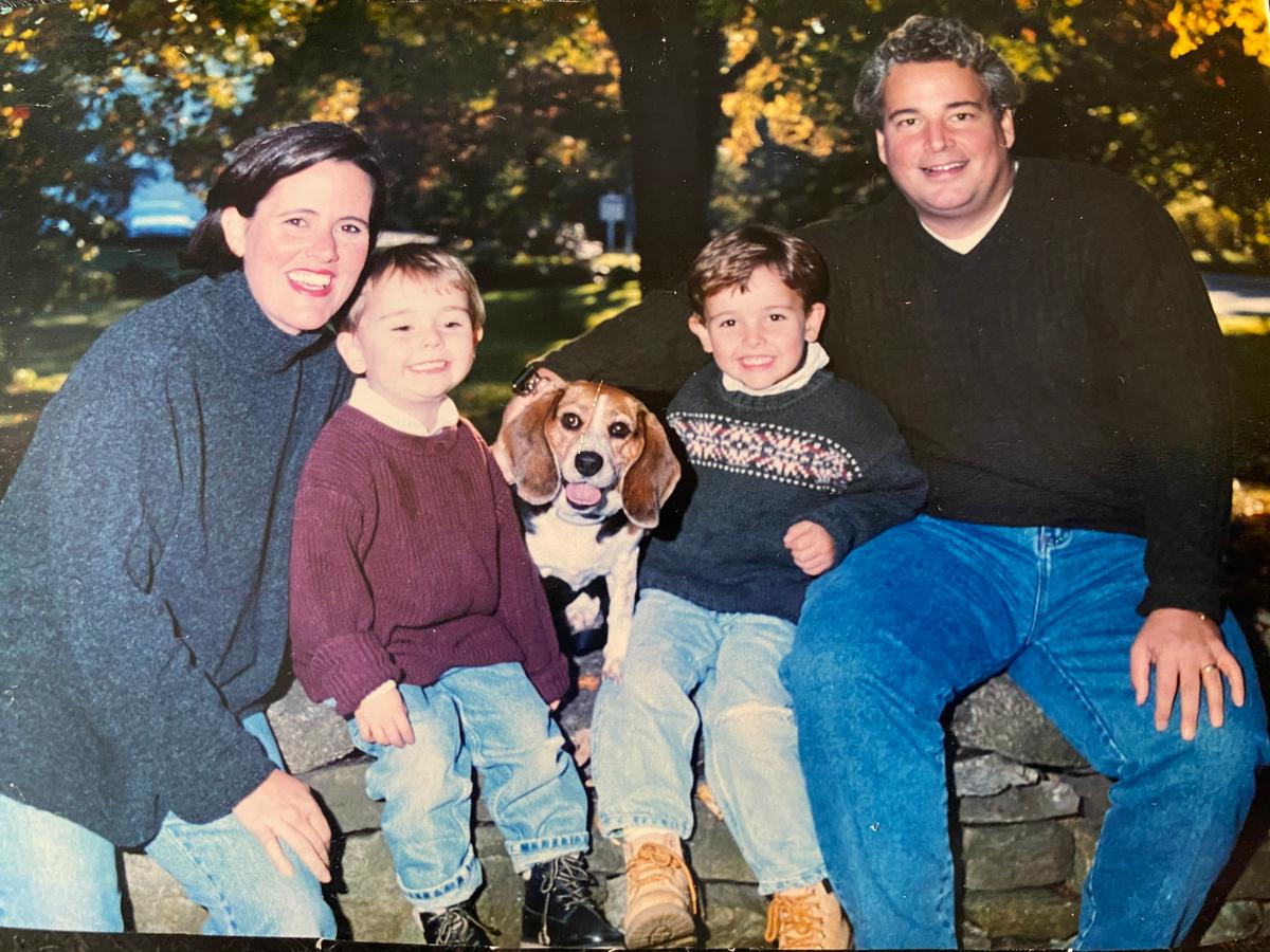 Peter Isacs (R) passed away in August 2020. His wife Nadine, and sons PK and Christopher, decided to write a book to honor him. (Courtesy of the Isacs family)