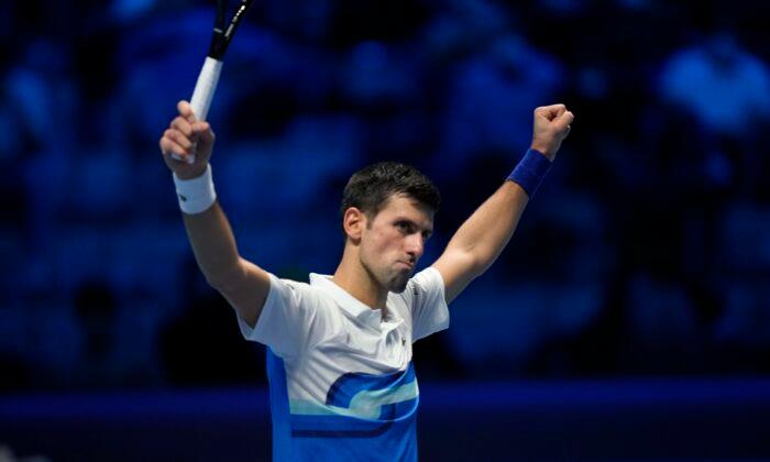 Novak Djokovic Beats Rublev to Reach ATP Finals Semifinals