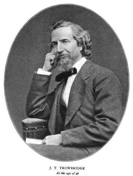 Writer John Townsend Trowbridge, circa 1873. (Public Domain)