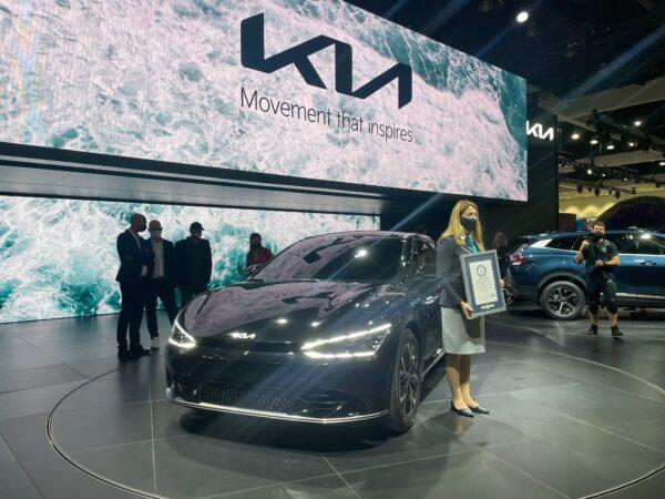 The Los Angeles Auto Show at the Los Angeles Convention Center on Nov. 18, 2021. (Alice Sun/The Epoch Times)
