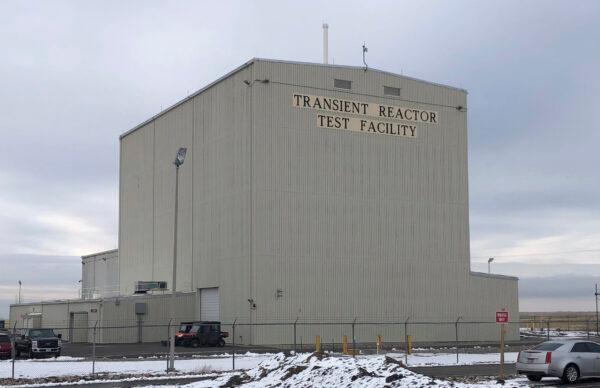 The exterior of the Transient Reactor Test Facility at Idaho National Laboratory about 50 miles west of Idaho Falls, Idaho, on Nov. 29, 2018. (Keith Riddler, File/AP Photo)