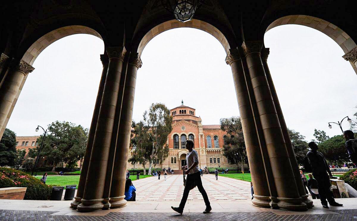 Royce Hall on the campus of UCLA in Los Angeles on April 23, 2012. (Kevork Djansezian/Getty Images)