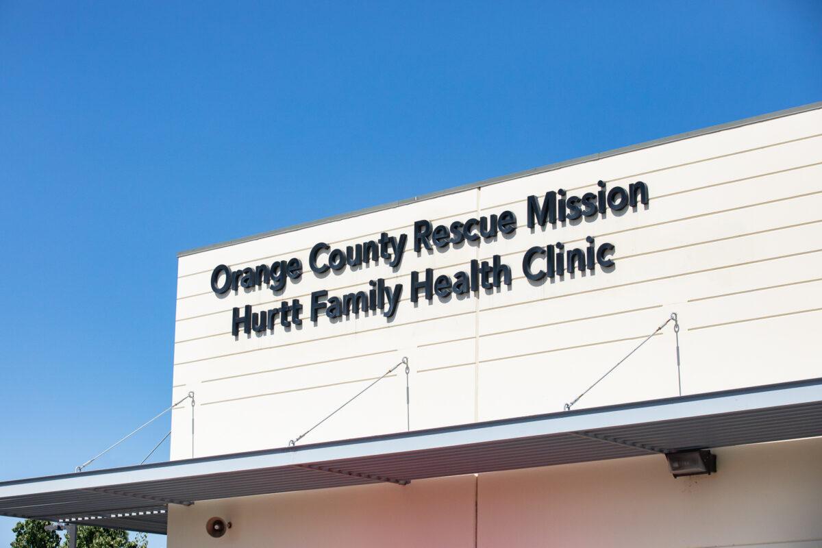 The Orange County Rescue Mission in Tustin, Calif., on Sept. 15, 2021. (John Fredricks/The Epoch Times)