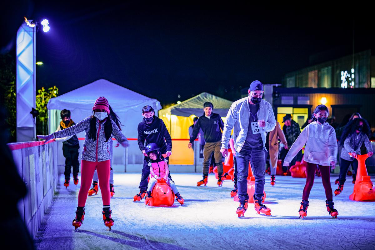 Kristi Yamaguchi Holiday Ice Rink Reopens