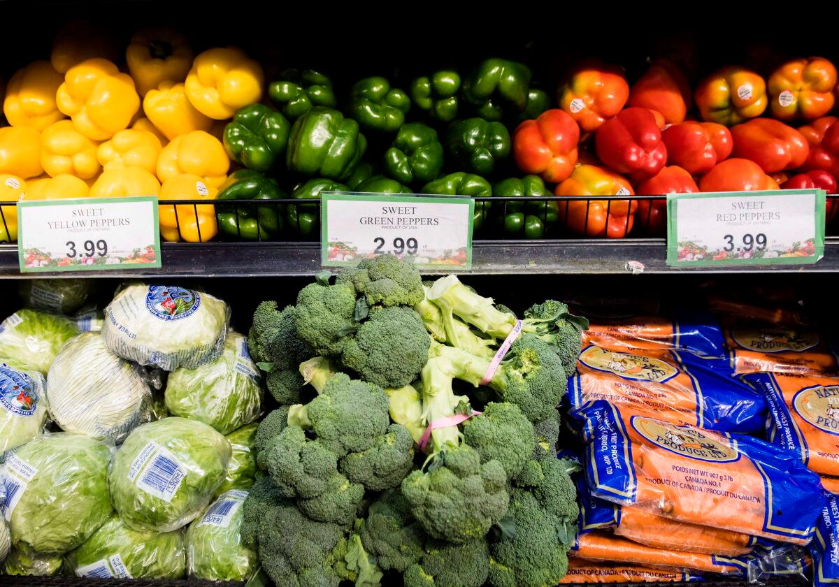 Produce is shown in a grocery store in Toronto on Friday, Nov. 30, 2018. (Nathan Denette/The Canadian Press)
