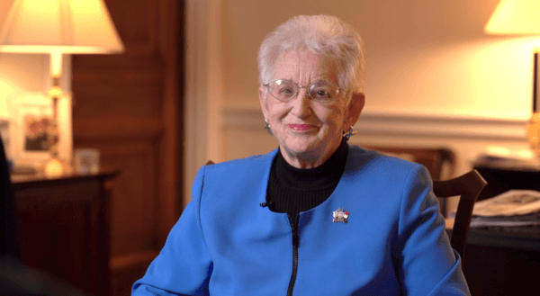 In this image from video, Rep. Virginia Foxx (R-N.C.) speaks to NTD in Washington during an undated interview. (The Epoch Times via NTD)
