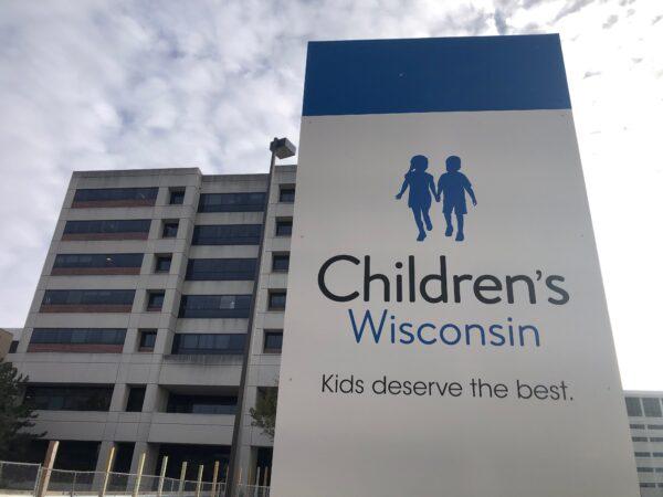 The pediatric acute care hospital Children's Wisconsin in Milwaukee, on Nov. 22, 2021. (Cara Ding/The Epoch Times)