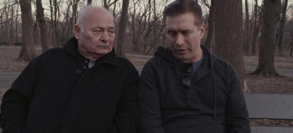 Ian (Burt Young) has a talk with his son Ryan (Stephen Baldwin) in “Tapestry.” (Keep it Moving Productions)
