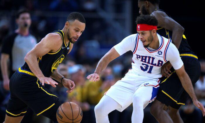 Stephen Curry’s Warriors Get Past Seth Curry’s 76Ers, 116–96
