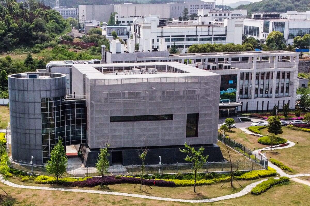 The P4 laboratory, which notes the highest level of biological safety, at the Wuhan Institute of Virology in Wuhan, Hubei Province, China, on April 17, 2020. (Hector Retamal/AFP via Getty Images)