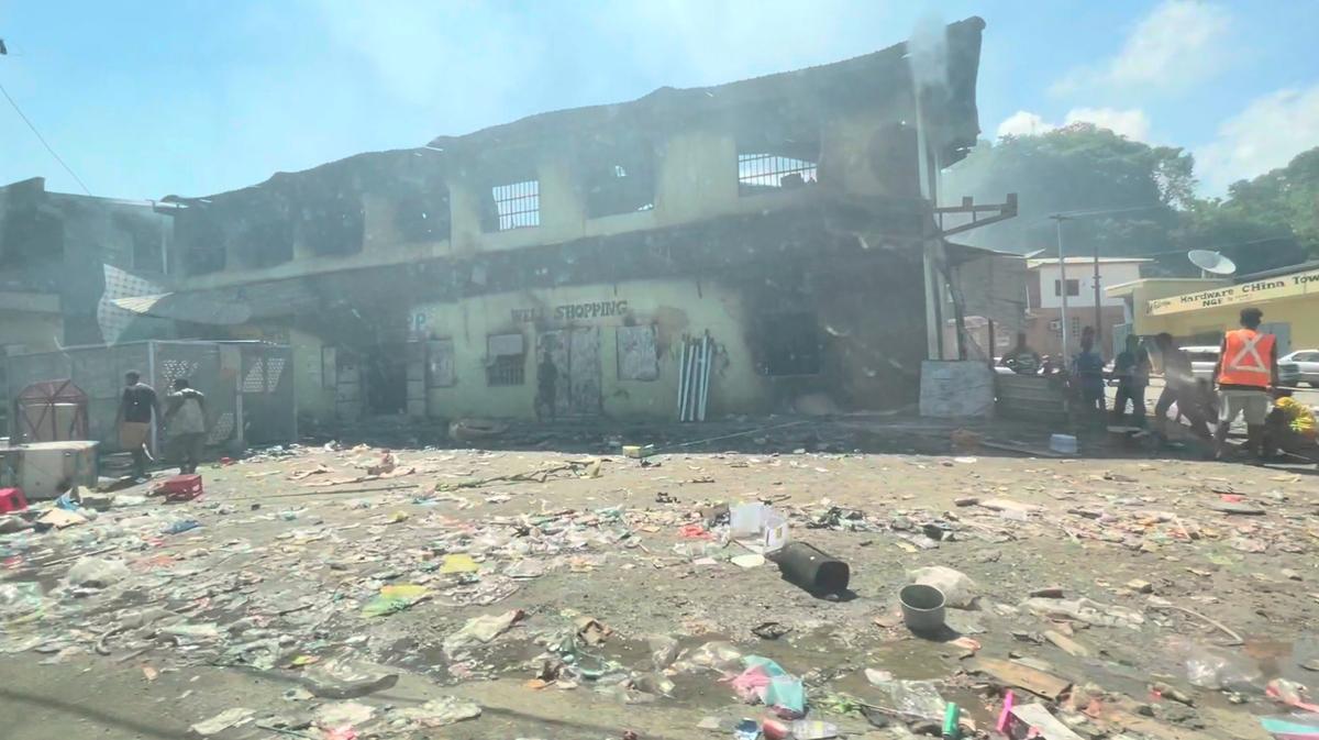 Clean-Up Begins in Solomon Islands After Rioting