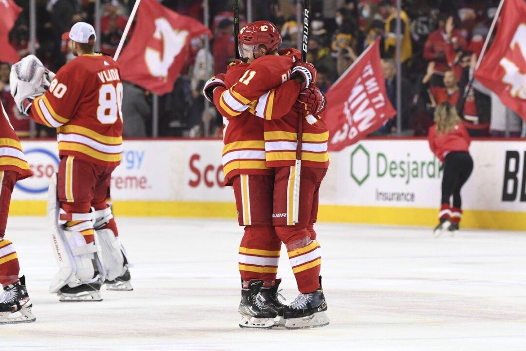 NHL Roundup: Flames Edge Pens in 7-round Shootout