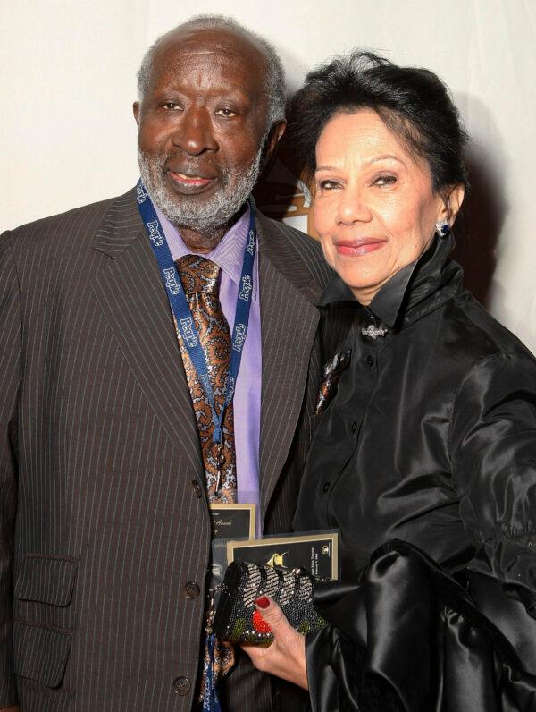 Clarence and Jackie Avant arrive at The Recording Academy's Special Merit Awards ceremony held at the Wilshire Ebell Theater in Los Angeles on Feb. 9, 2008. (Alberto Rodriguez/Getty Images)