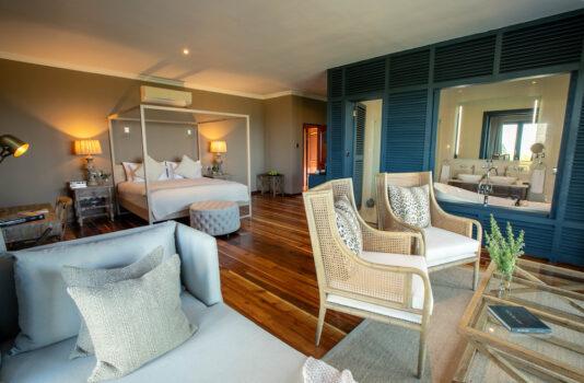 Luxurious suites and apartments on the preserve are fitted with every possible convenience, from rainfall showers to WiFi. Each has its own en-suite bath and shower, as well as a private terrace. (Andrew Howard/Magic Hills)