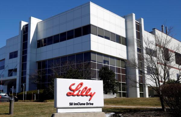 An Eli Lilly and Company pharmaceutical manufacturing plant at 50 ImClone Drive in Branchburg, N.J., on March 5, 2021. (Mike Segar/Reuters)