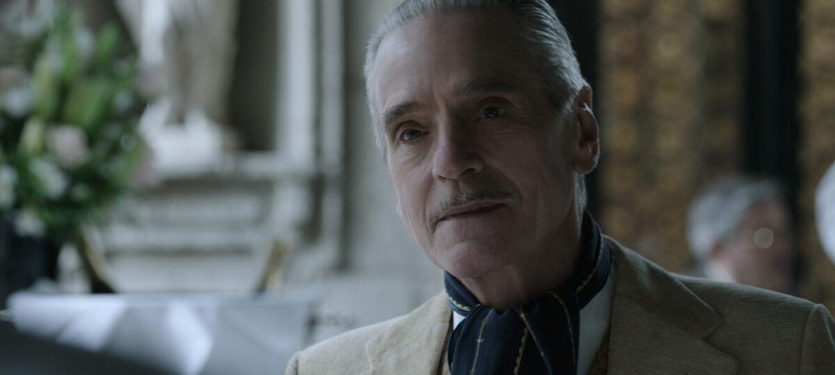 Rodolfo Gucci (Jeremy Irons), in Ridley Scott's "House of Gucci." (United Artists Releasing/Universal Pictures)