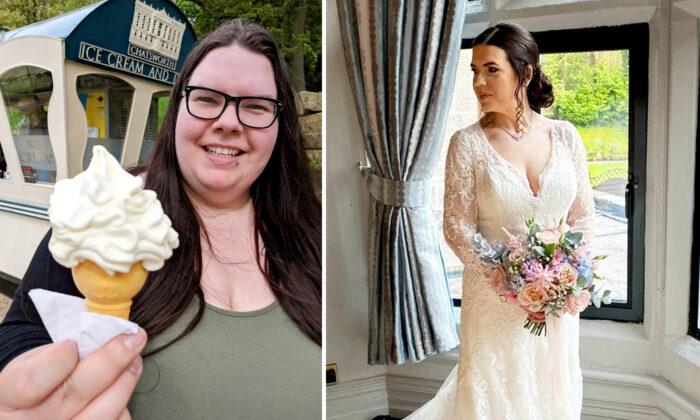 378lb Bride Walks Down the Aisle in Her Dream Dress After Losing Half of Her Body Weight