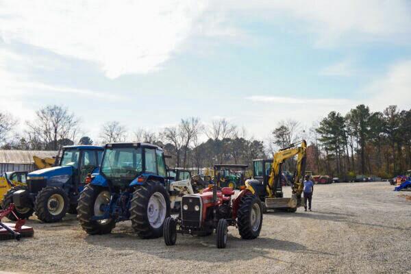 Tractors at a store in Chattanooga, Tenn., on Dec. 1, 2021. (Jackson Elliott/The Epoch Times)