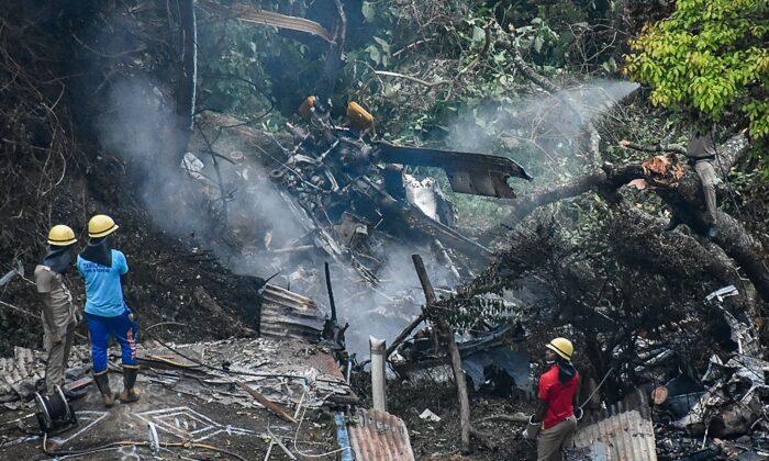 Top Military Chief Among 13 Dead in Indian Helicopter Crash