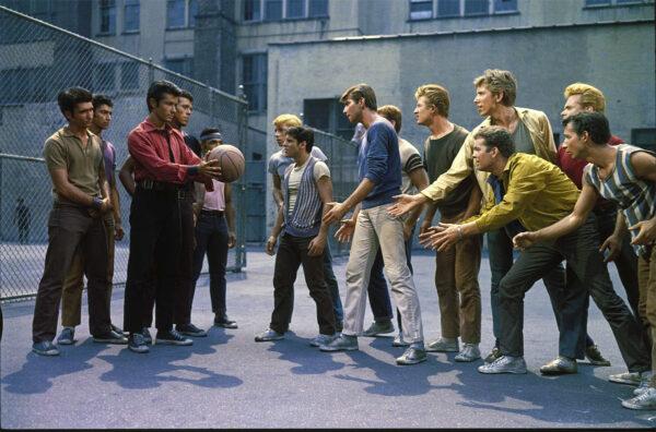 Bernardo (George Chakiris) and the Jets, in the 1961 production of "West Side Story." (Mirisch Pictures and Seven Arts Productions)