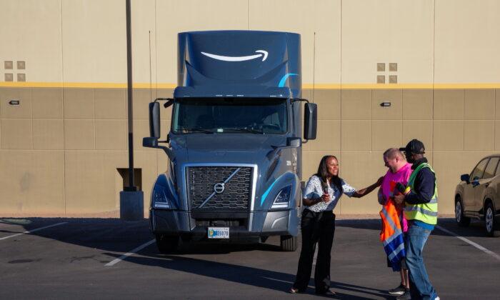 Amazon’s Trucking Ambitions Bump Up Against Driver Shortage, Competition