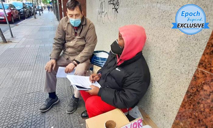Kind Retired Prof Meets Young Homeless Man on Streets, Teaches Him for Over a Year to Get on His Feet