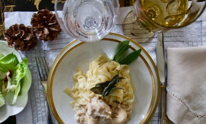 Fettuccine With Brown Butter and Sage