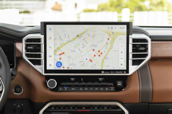 The large central display. (Courtesy of Toyota)