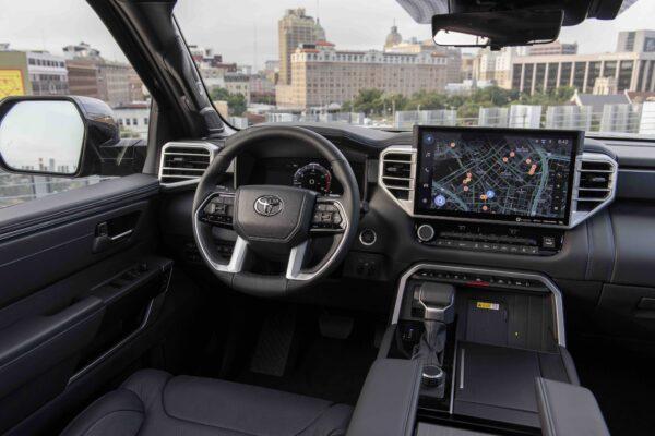 The interior. (Courtesy of Toyota)