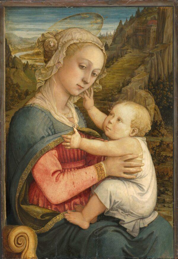 “Virgin and Child,” circa 1460–1465, by Filippo Lippi. Tempera on poplar wood; 30 1/4 inches by 21 1/4 inches. Alte Pinakothek, Bavarian State Painting Collections, Munich. (BPK, Berlin, Dist. RMN-Grand Palais/image BStGS)