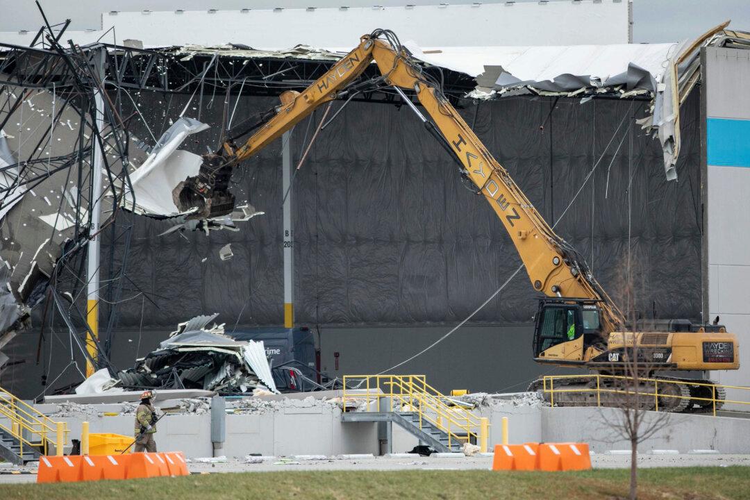 Crews Search Rubble After 6 Die at Illinois Amazon Facility