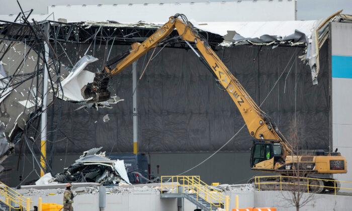 Crews Search Rubble After 6 Die at Illinois Amazon Facility